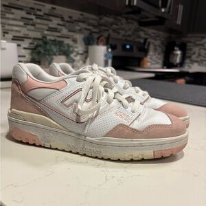 Pink New Balance 550’s